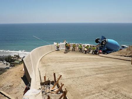 Concrete Driveway in Malibu, CA