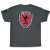 Backside of a Black Troyco Logo Tshirt