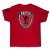 Backside of a Red Troyco Logo Tshirt