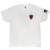 Frontside of a White Troyco Logo Tshirt